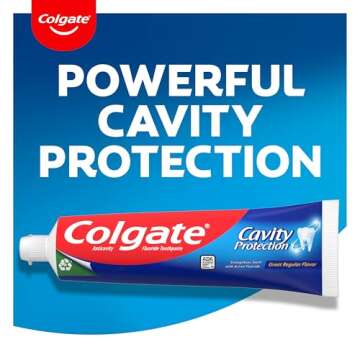 Colgate Cavity Protection Regular Fluoride Toothpaste, White, 6 oz