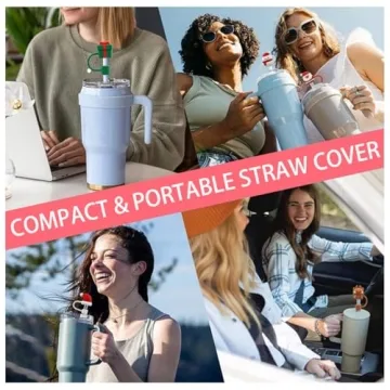 Stylish Straw Covers for Stanley Cup - Fun & Functional Toppers!
