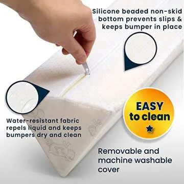 Serta Extra Long Foam Bedrail for Toddlers & Kids Safety