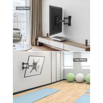 UL Listed Full Motion TV Mount for 26-55" TVs