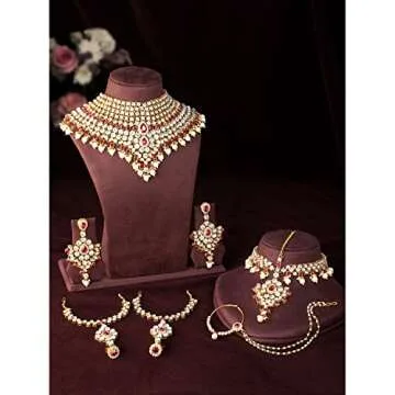Aheli Bollywood Style Bridal Jewelry Set for Women