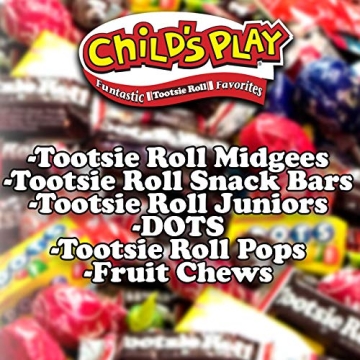 Tootsie Roll Candy Party Mix - 5lbs Fun & Game