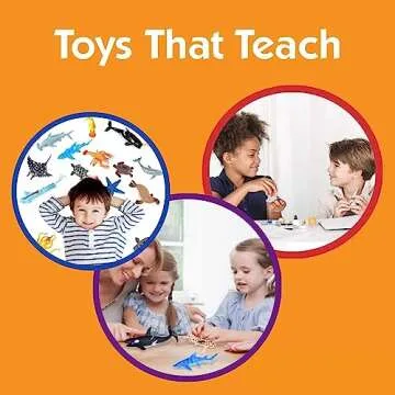 Liberty Imports Bucket of Ocean Sea Animals Toys - 16 PCS Large Underwater Deep Sea Creaures, Realistic Soft Plastic Marine Educational Toy Figures Playset for Toddlers, Kids