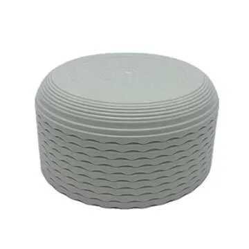 DODXIAOBEUL 5 Inch Light Grey Plant Saucers 10 Pack,Durable Saucers for Potted Plants,Flower Pot Drip Trays for Indoor & Outdoor Ceramic or Plastic Flower Pot Drip Trays for to Small Pots