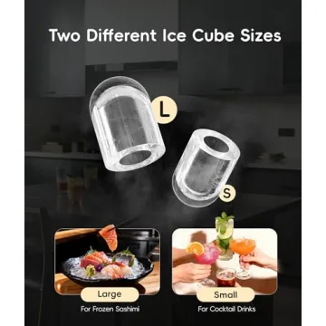 ecozy Portable Countertop Ice Maker for Home and Travel