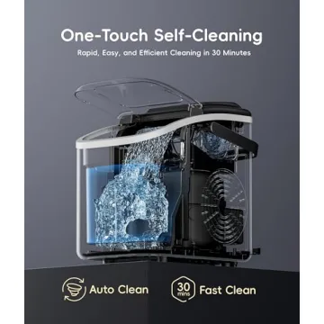 ecozy Portable Countertop Ice Maker for Home and Travel