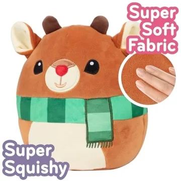 Squishmallows Rudolph & Clarice Set - Adorable Plush Duo