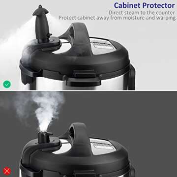 Goldlion Steam Diverter for Instant Pot Duo and Smart Models