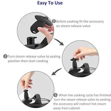 Goldlion Steam Diverter for Instant Pot Duo and Smart Models