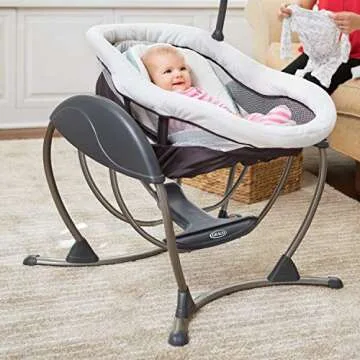DreamGlide Baby Rocker for Infants: Comfort and Versatility