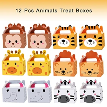Jungle Safari Party Favor Boxes for Kids Events