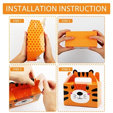 Jungle Safari Party Favor Boxes for Kids Events