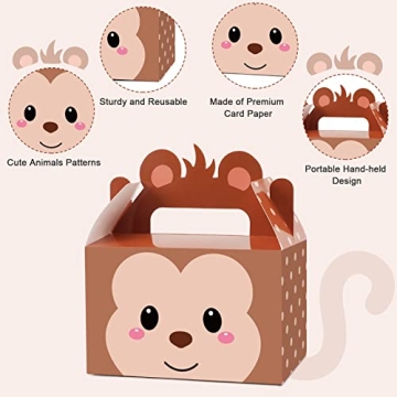 Jungle Safari Party Favor Boxes for Kids Events