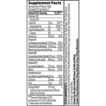 Good Day Chocolate Energy Supplement 8ct - Delicious and Nutritious Snack