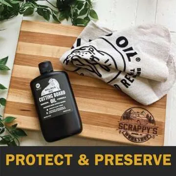 WALRUS OIL - Cutting Board Oil and Wood Butcher Block Oil, 8 oz Bottle, FDA Food-Contact Safe