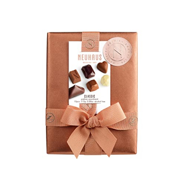 Neuhaus Belgian Chocolate Classic Ballotin 1/4 lb Assorted Chocolates - 10 Pieces Assorted Milk, Whi...