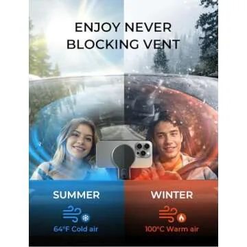 LISEN for 15W MagSafe Car Mount Charger, for iPhone 16 Wireless Magnetic Car Charger, for Magsafe Car Mount Phone Charger Vent for Mag Safe. Charger Car Mount iPhone 16 15 Pro Max 14 13 MagSafe Cases