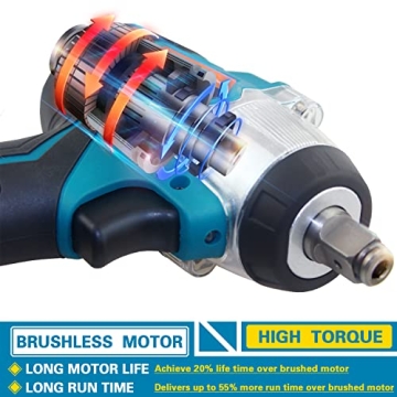 Powerful IRONFIST Cordless Impact Wrench for DIY Tasks