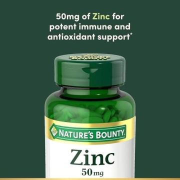 Nature's Bounty Zinc 50mg for Immune & Skin Health