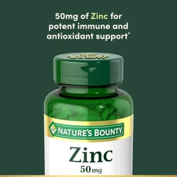 Nature's Bounty Zinc 50mg for Immune & Skin Health