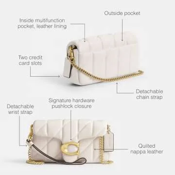 Stylish COACH Quilted Leather Wristlet for Any Occasion