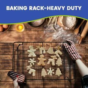 MIU Stackable Cooling Racks - Durable & Non-Stick Set of 2