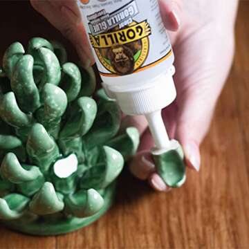 Gorilla Clear Glue, 3.75 Ounce Bottle, Clear, (Pack of 1)