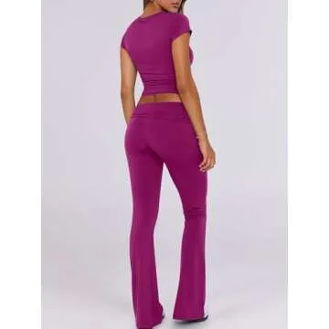 Stylish ANRABESS Women’s Lounge Sets for Casual & Yoga Wear