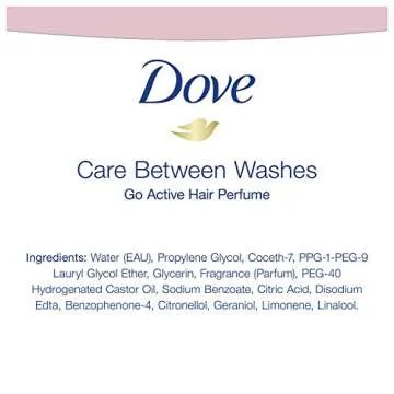 Dove Hair Perfume Fresh Fragrance for Active Lifestyles