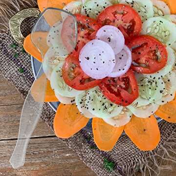 Durable 8.75" Disposable Clear Plastic Serving Spoons