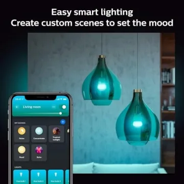 Philips Hue A19 Smart 75W LED Bulb - Voice Control & App Integration