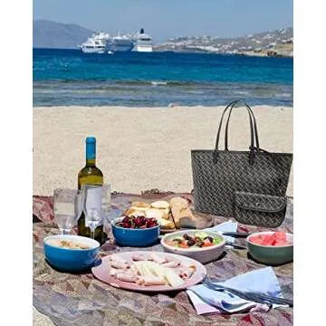 textmenow Women's Puffer Tote Handbags Purse Sets for Women Large Leather Clutch Dupes Hobo Shoulder Bag Travel Beach 3pcs (black), L17.5inch W6inch H10.5inch