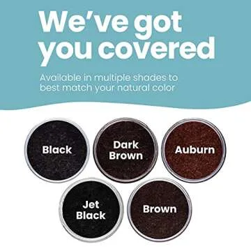 Hair Illusion 100% Natural Human Hair Fibers Not Synthetic for Men and Women, Premium Hair Building Formulation, Large, 38 g Bottle, Jet Black