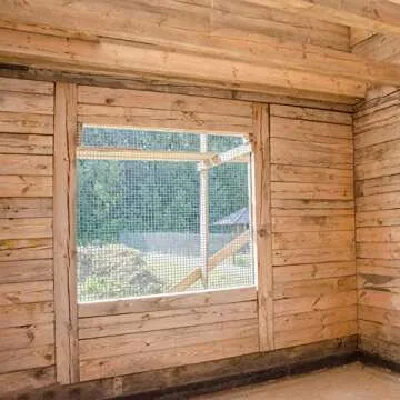 48 x 100 Hardware Cloth 1/4 Inch 23 Gauge Galvanized After Welding Fence Mesh Roll Garden Plant Supports Poultry Netting Square Chicken Wire Snake Fencing Gopher Racoons Rabbit Pen Gutter (48"x100')