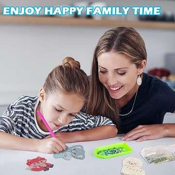 Labeol Arts and Crafts for Kids Ages 8-12 - Creat Your Own GEM Keychains-5D Diamond Art by Numbers GEM Art Kits for Kids Girls Toddler Crafts Age 6-7 6-8 10-12 (Animal)