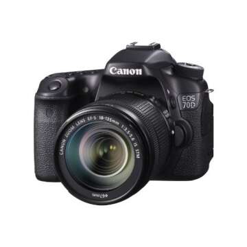 Canon EOS 70D DSLR Camera with 18-135mm lens