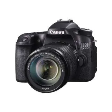 Canon EOS 70D DSLR Camera with 18-135mm lens