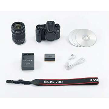 Canon EOS 70D DSLR Camera with 18-135mm lens