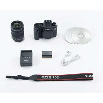 Canon EOS 70D DSLR Camera with 18-135mm lens