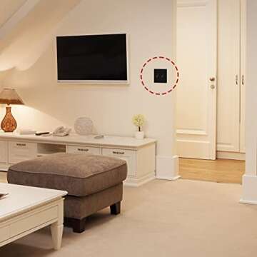 ENERLITES Double Toggle Switch Cover, Two Gang Light Switch Wall Plate, Standard Size 2-Gang 4.5" x ...