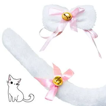Beelittle Cat Cosplay Costume Set for All Ages with Tail and Ears