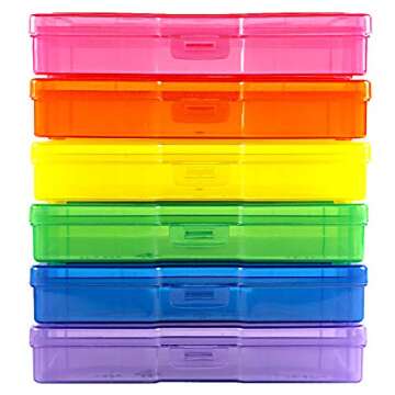 novelinks Transparent 4" x 6" Photo Storage Boxes - Photo Organizer Cases Photo Keeper Picture Stora...