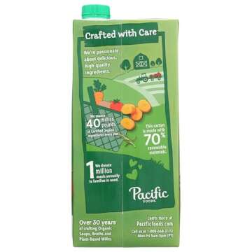 Pacific Natural Foods Organic Vegetable Broth - Rich & Flavorful, 32 FL OZ