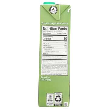 Pacific Natural Foods Organic Vegetable Broth - Flavorful and Healthy