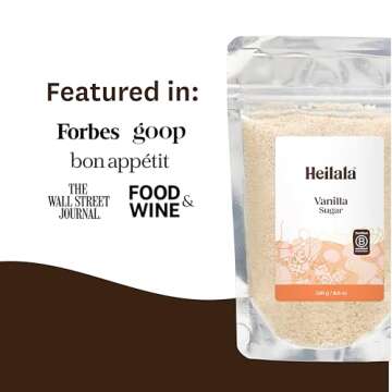Heilala Pure Vanilla Sugar - Authentic Vanilla Flavor for Baking & Desserts