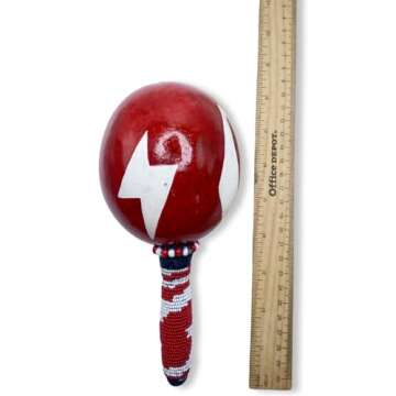 Authentic Maraca de Shangó for Spiritual Rhythm and Strength