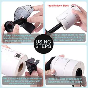 Brother DK-1241 Replacement Shipping Labels 800 Labels