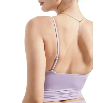 SUUKSESS Women Sexy V-Neck Crop Tank Top Y2K Style