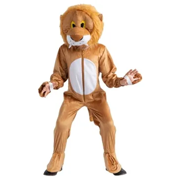 Dress Up America Lion Mascot Costume for Kids - Comfortable & Fun!