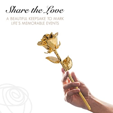 24K Gold Dipped Rose - Lasting Love Gift